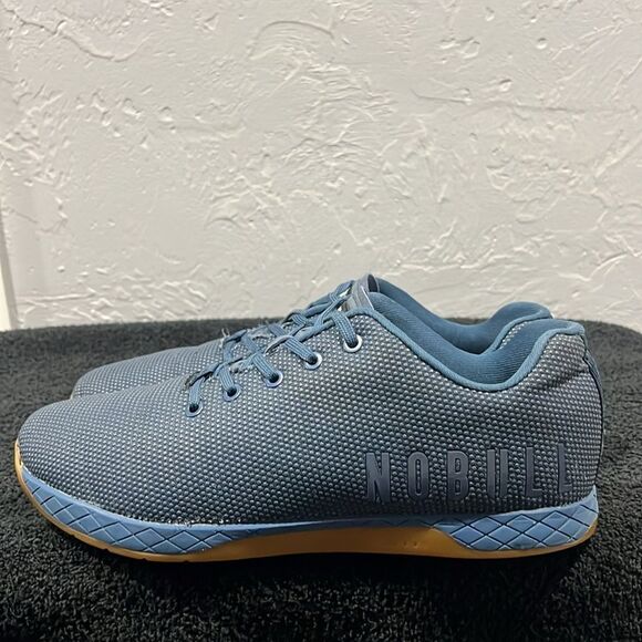 ?? NoBull Outwork Gym Running Training Sneakers Navy Blue Gum Men‎ Sz 12 - EUC main image 12